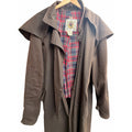 Australian Bushwear Oilskin Duster Coat Brown Long Ranch Jacket Mens One Size