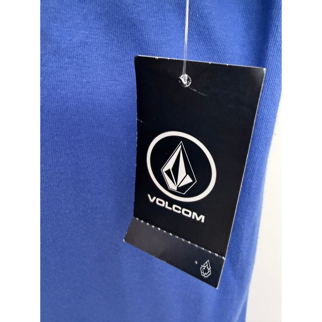 Volcom Graphic T Shirt Mens Medium Blue Logo Short Sleeve Skate Tee New