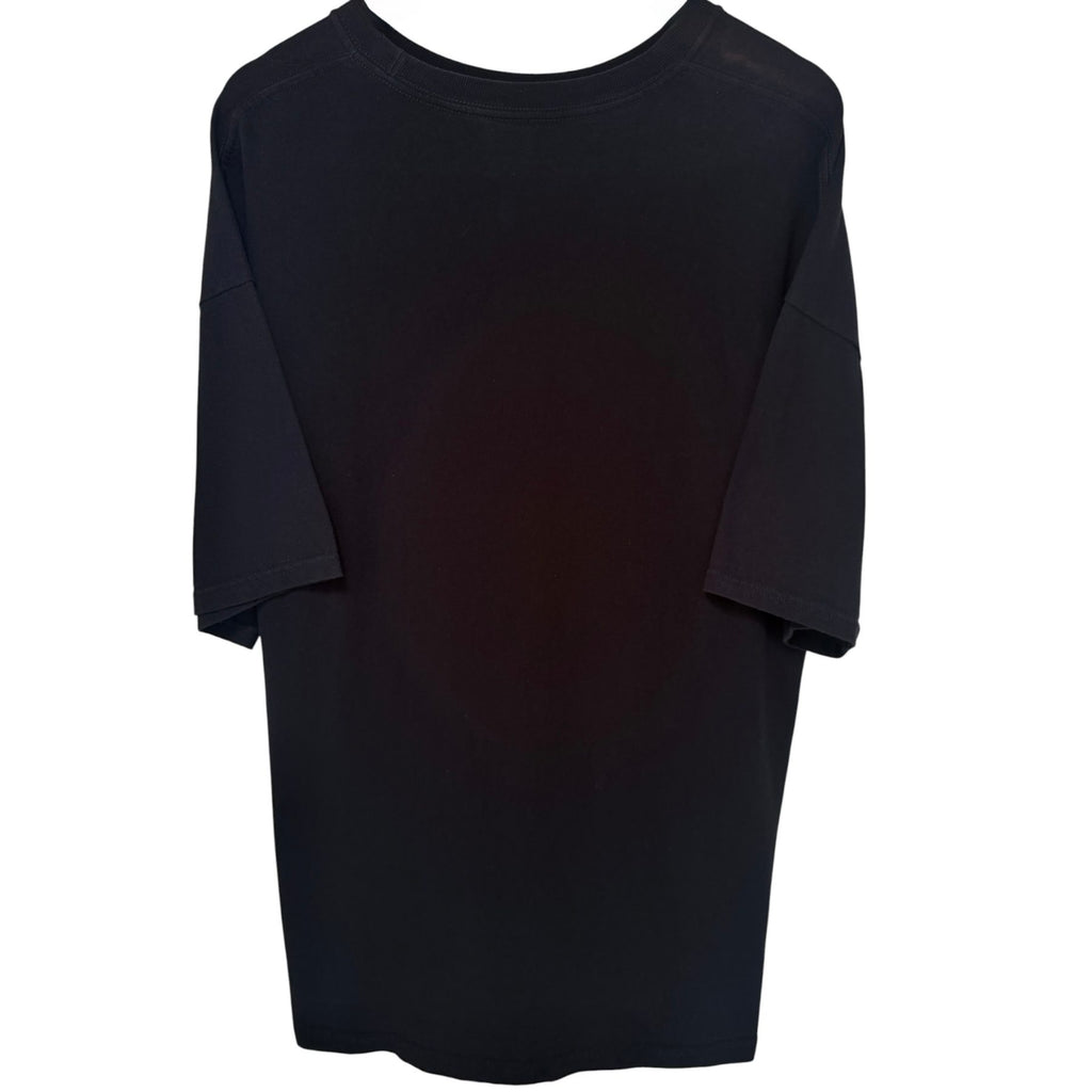 M&O Knits Men's Black Rush Fleece Crewneck T-Shirt — back view