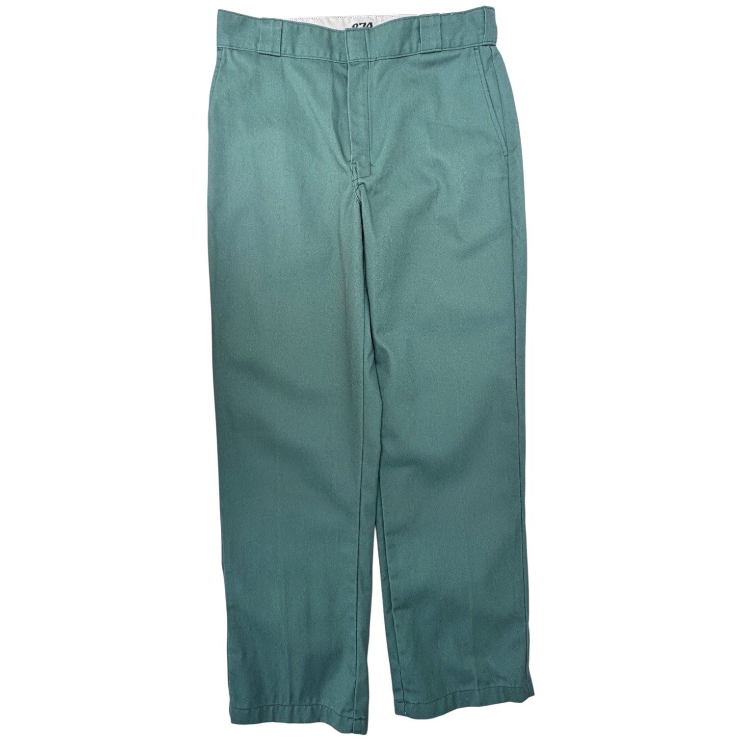 Dickies Mens Pants 34x32 Green Original Fit Workwear Straight Leg Chinos