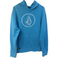 Volcom Pullover Hoodie Mens XL Blue Graphic Skate Surf Streetwear Sweatshirt