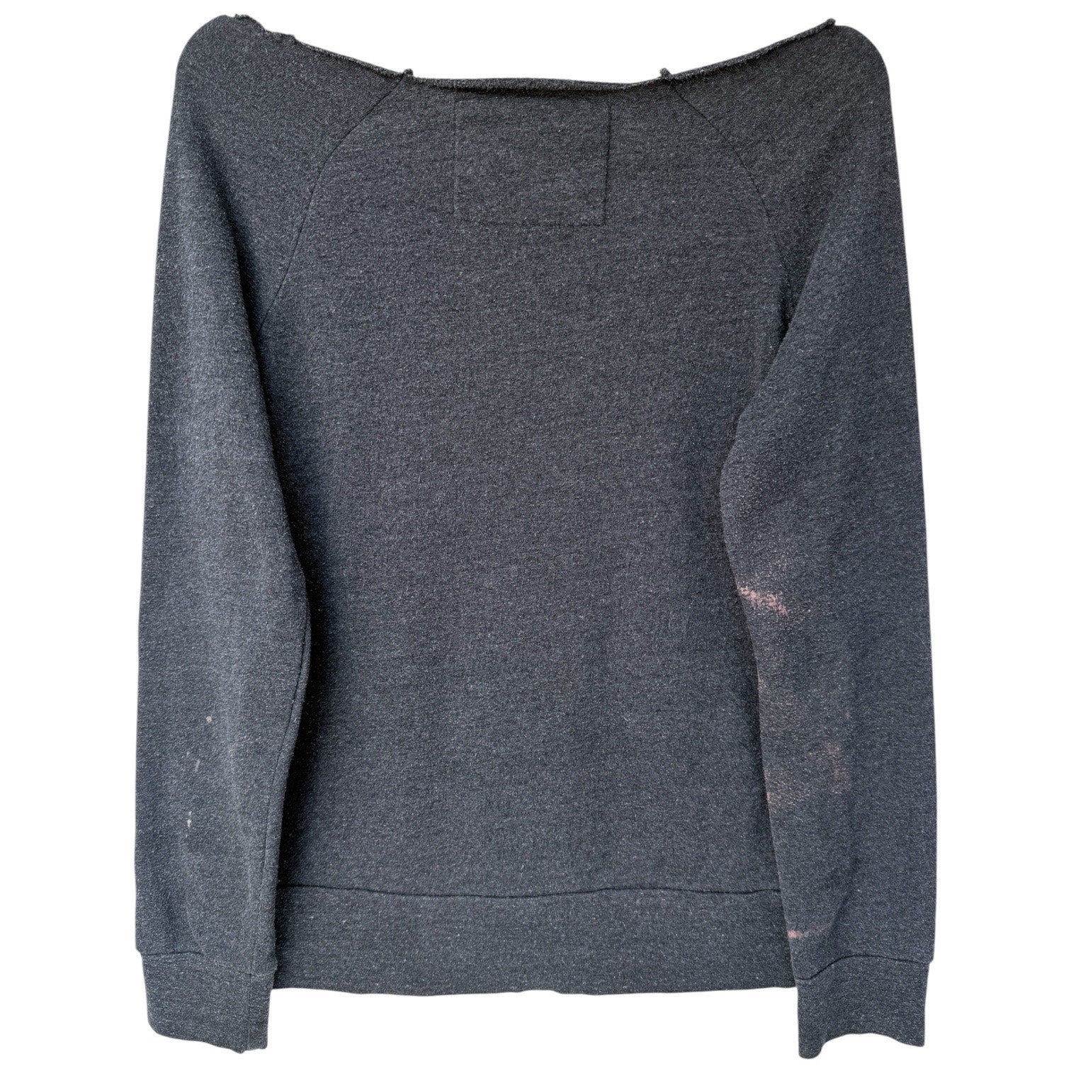 GLMR KLLS Graphic Sweatshirt Womens Large Gray Inspirational Quote Distressed