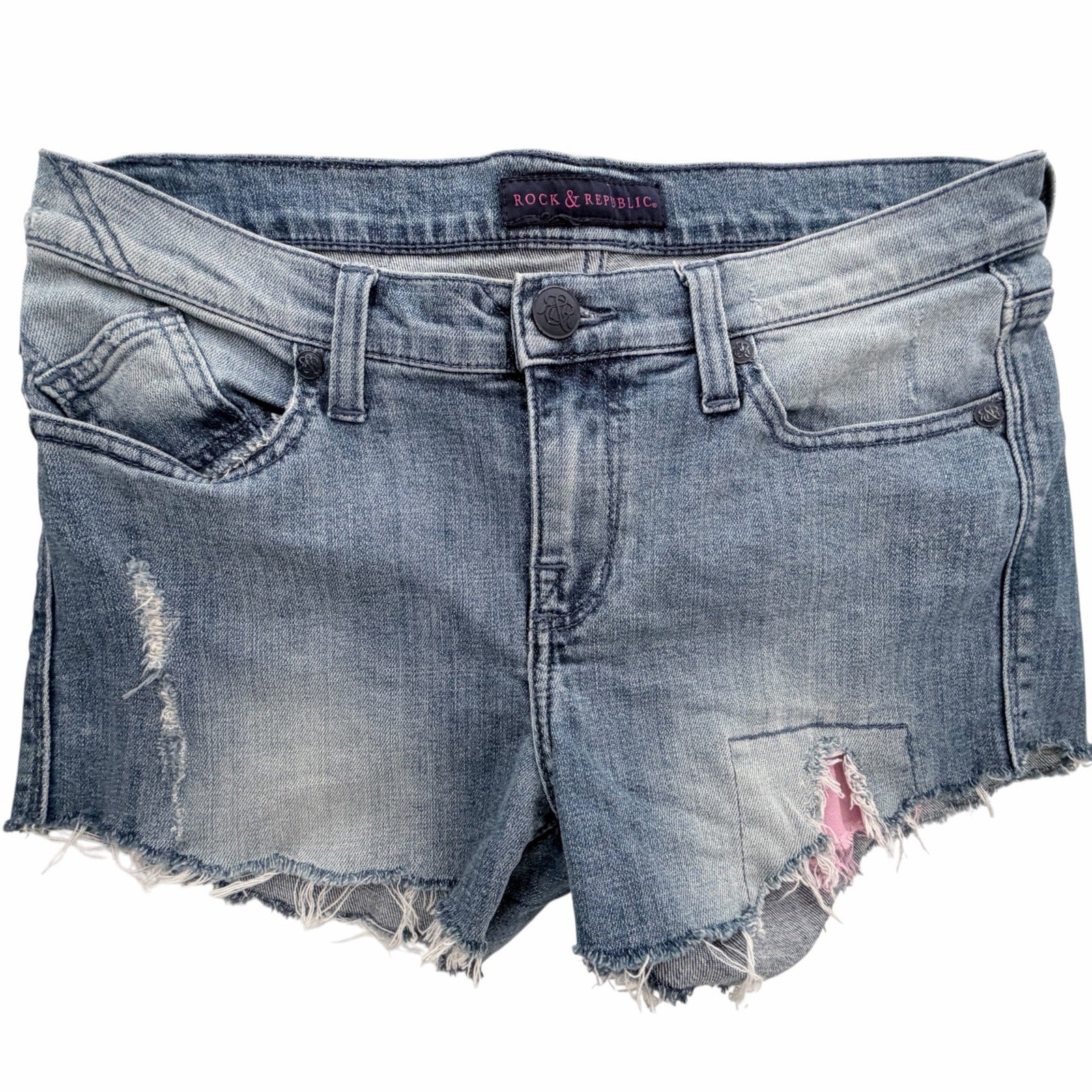 Rock & Republic Kasandra Denim Shorts Womens 10