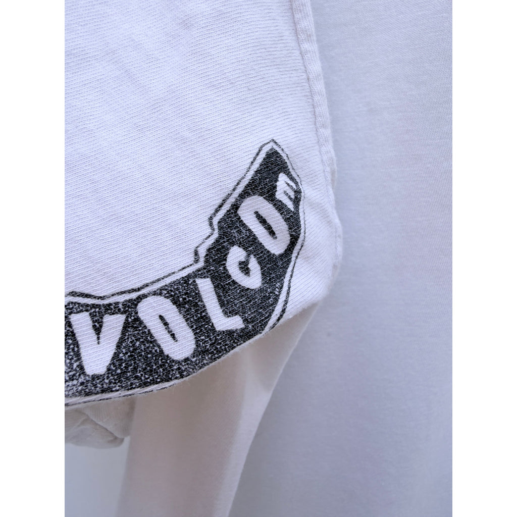 Volcom Graphic T Shirt Mens Medium White Skate Surf Logo Tee
