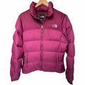 The North Face Women's Nuptse 700 Down Puffer Jacket Burgundy Large