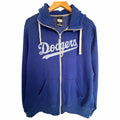 Nike LA Dodgers Mens XL Blue Full Zip MLB Hoodie