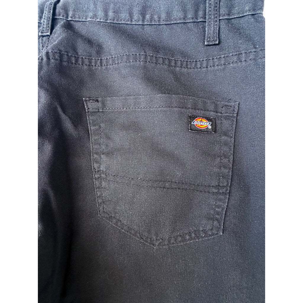 Dickies Mens Pants 36x32 Black Slim Taper Workwear Chino Durable Work Pants