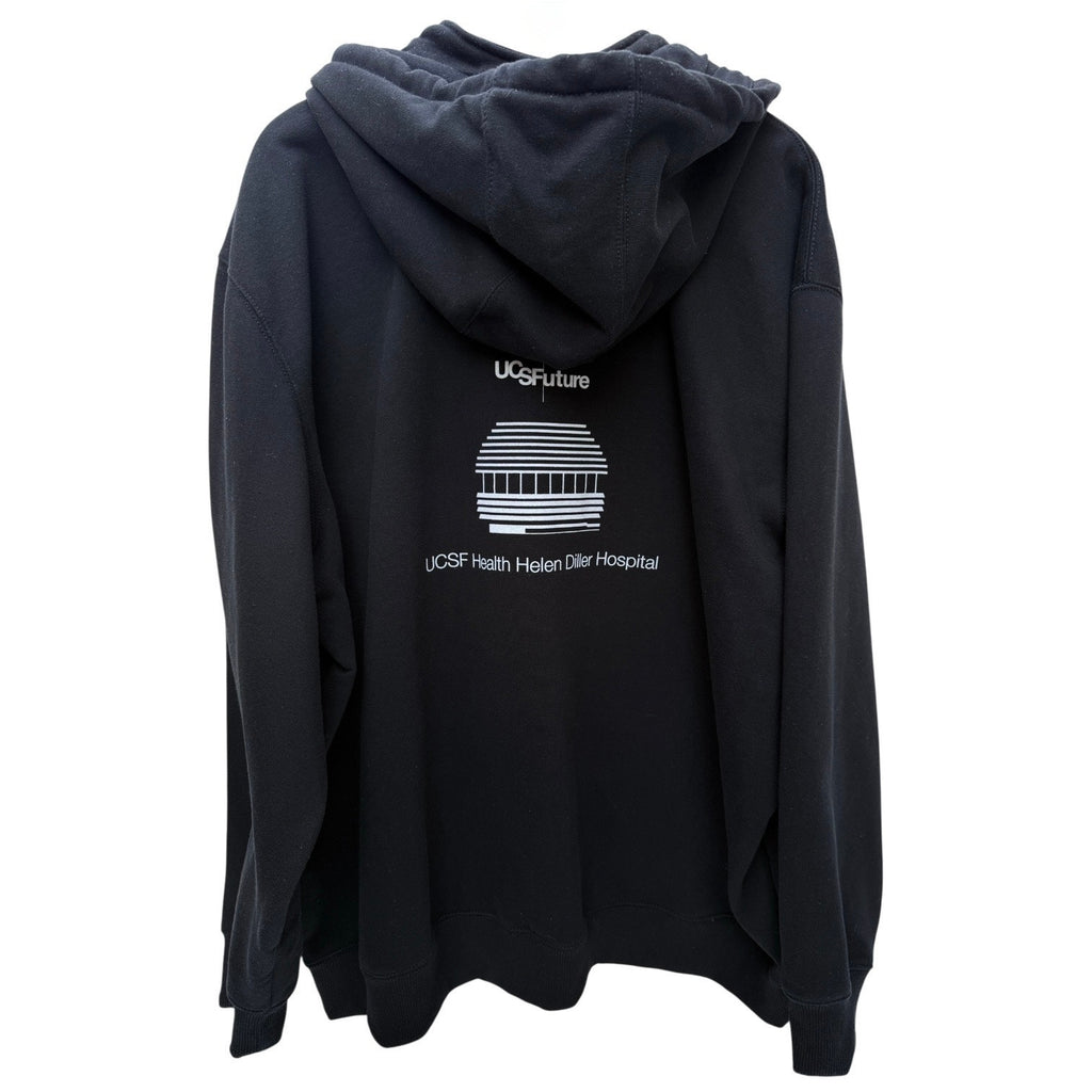 Carhartt Rain Defender Hoodie Mens 3XL Black Loose Fit Quarter Zip Workwear