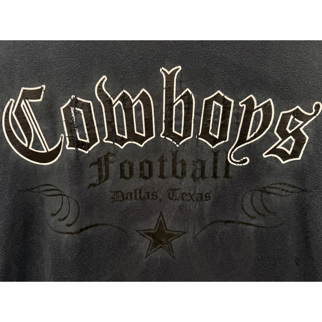 Reebok Dallas Cowboys T Shirt Mens Large Navy NFL Football Graphic Logo Tee