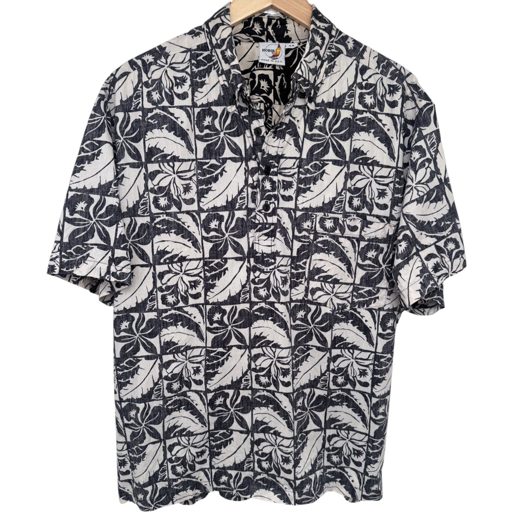 Hobie Men's White Button-Up — front view