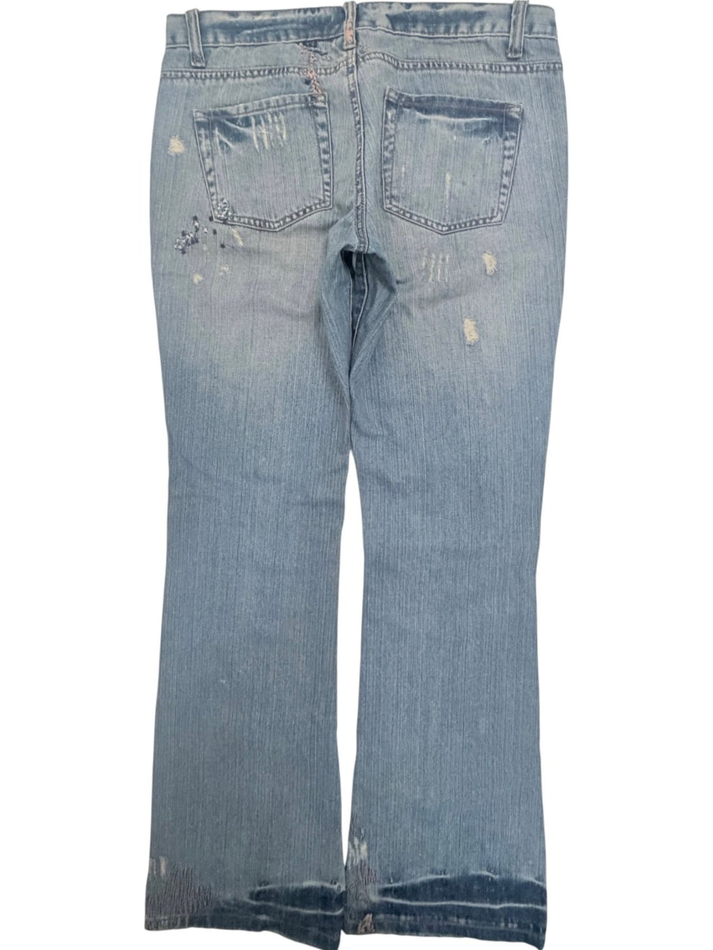 Moda Bohemian Women's Blue Jeans — back view