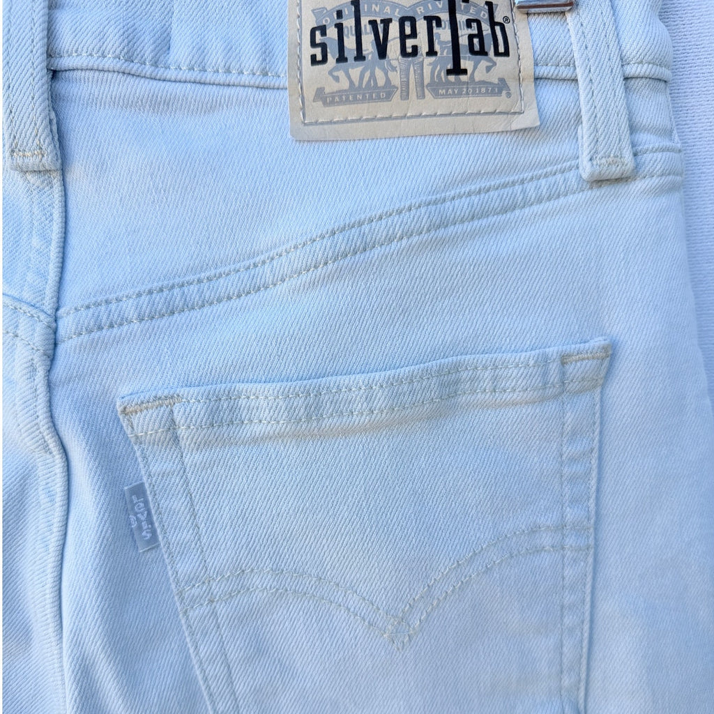 Levi Strauss SilverTab Mom Jeans Womens 27 Light Wash Denim