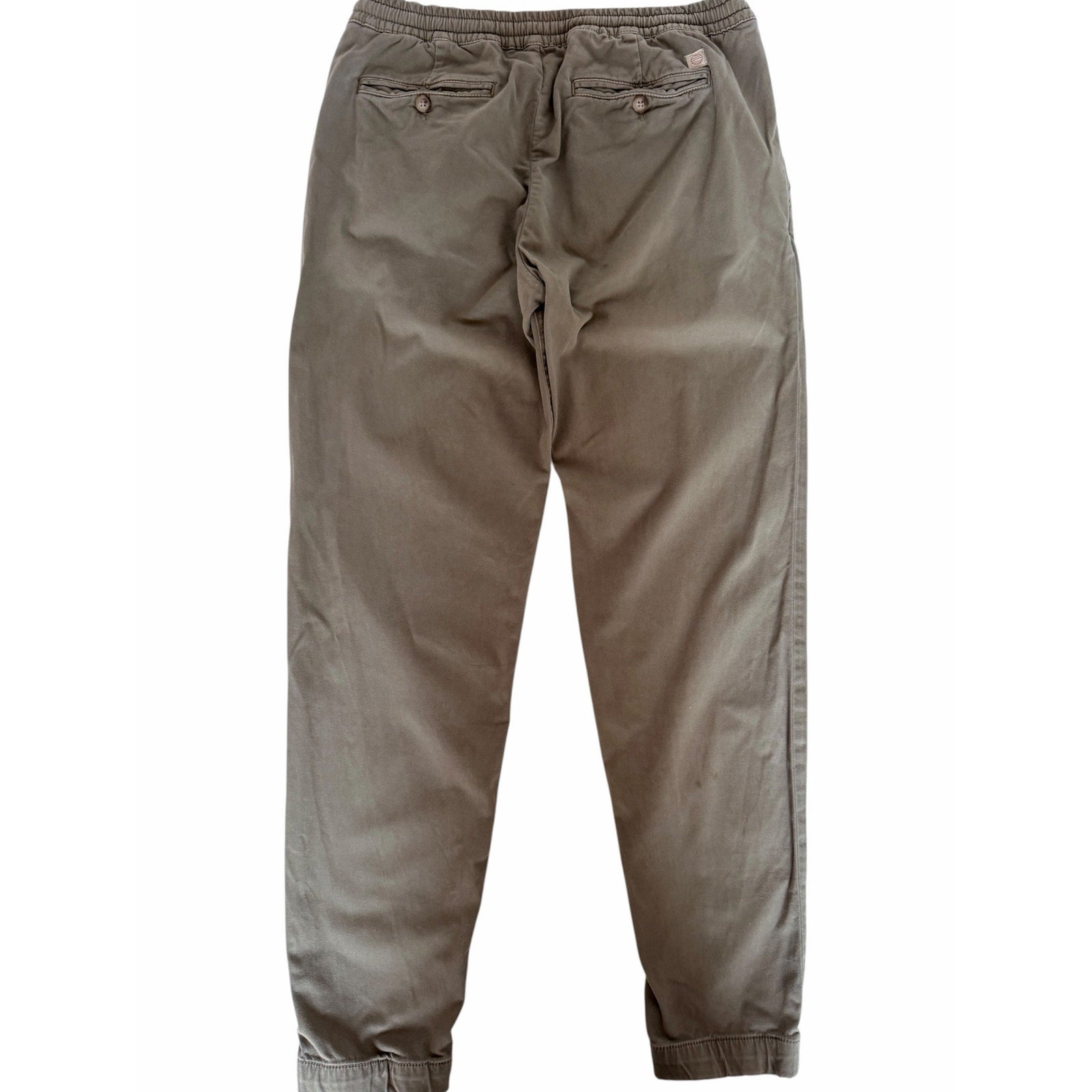 Marine Layer Jogger Pants Mens Large Khaki Drawstring Casual Lounge Pants
