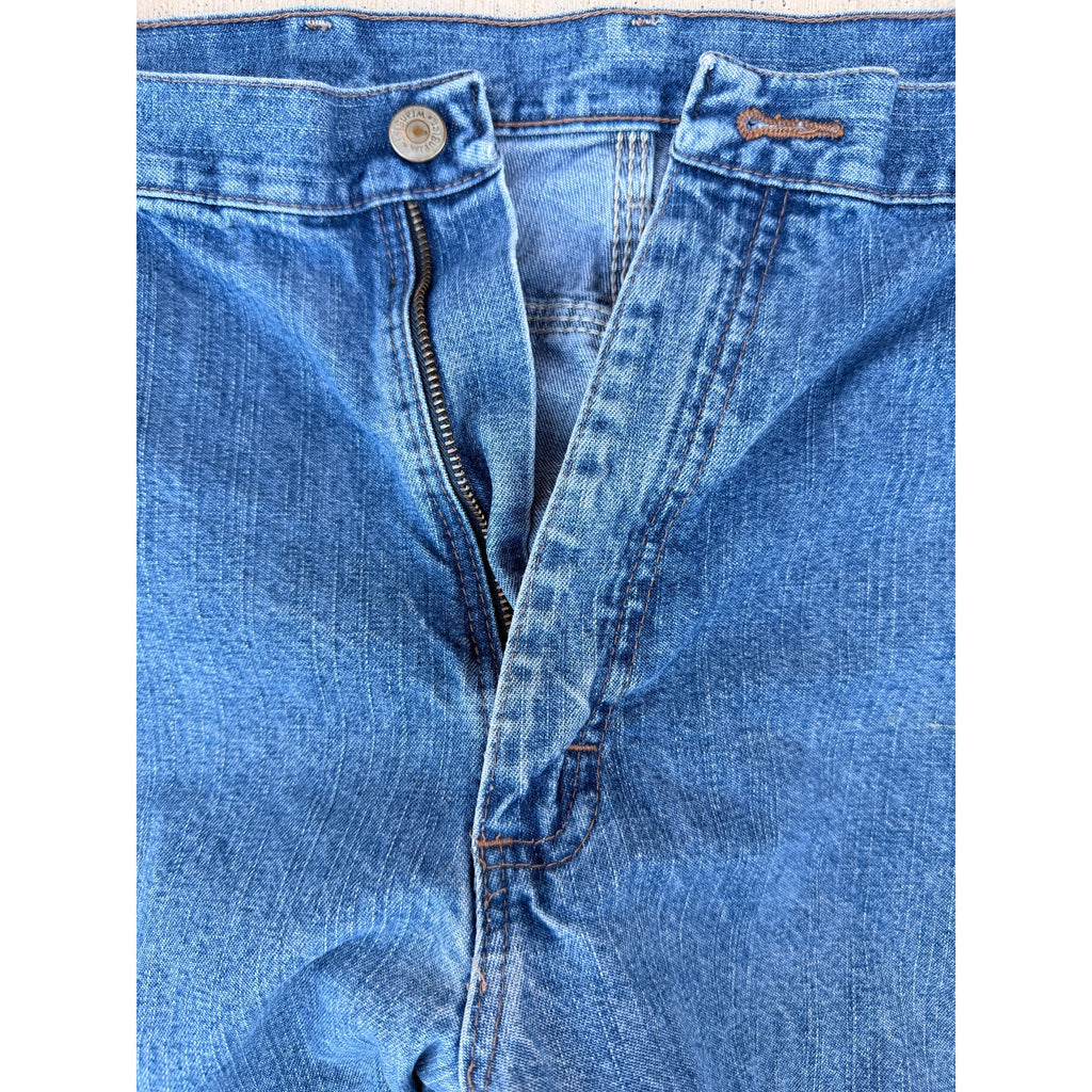 Wrangler Carpenter Jeans 36x32 Blue Denim Work Pants