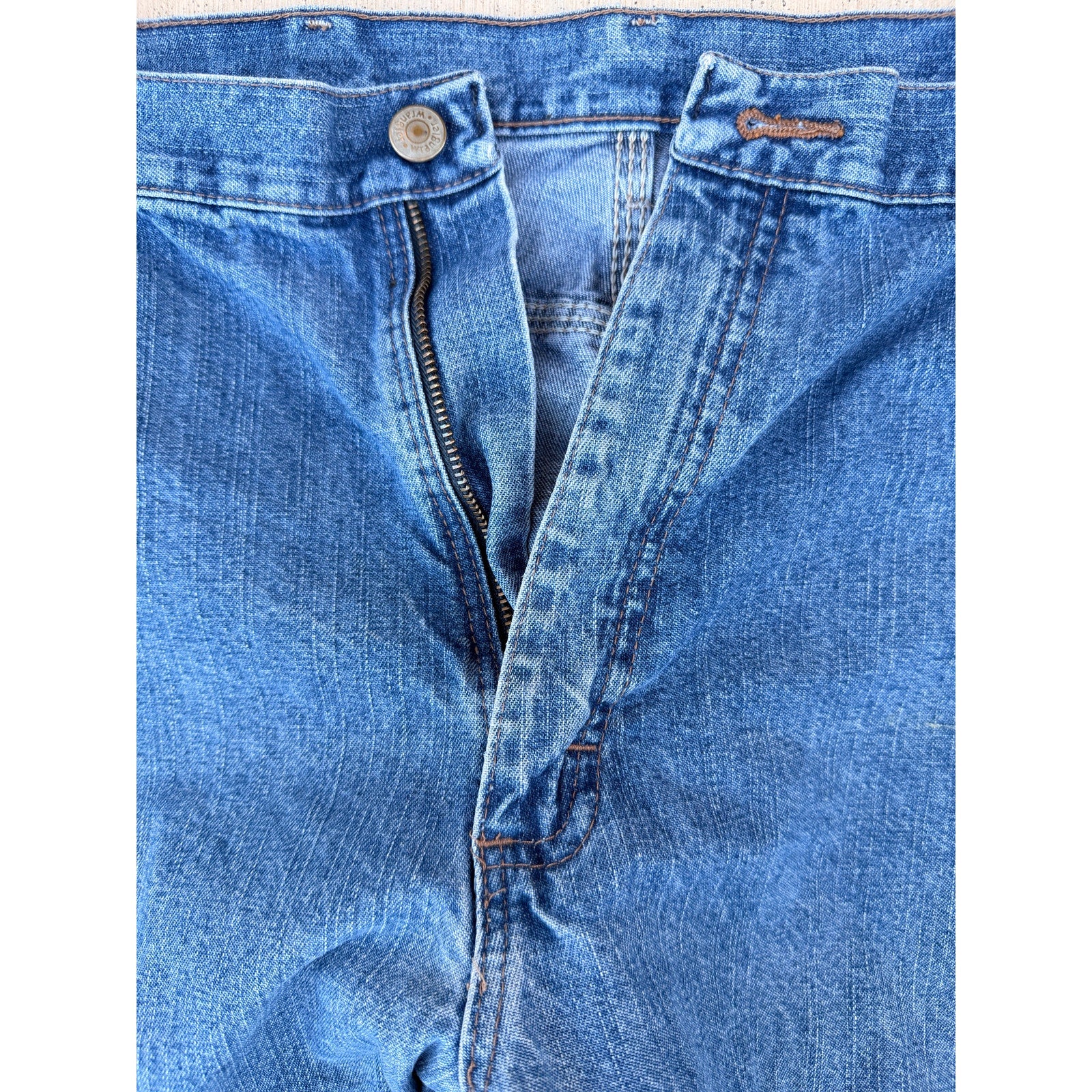 Wrangler Carpenter Jeans 36x32 Blue Denim Work Pants