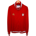 Kappa Men's Red England Full-Zip Mock Neck Jacket — front view