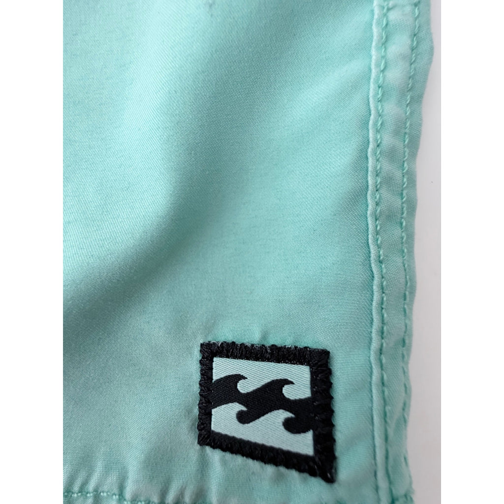 Billabong Mens Medium Mint Green All Day Layback Swim Trunks Board Shorts