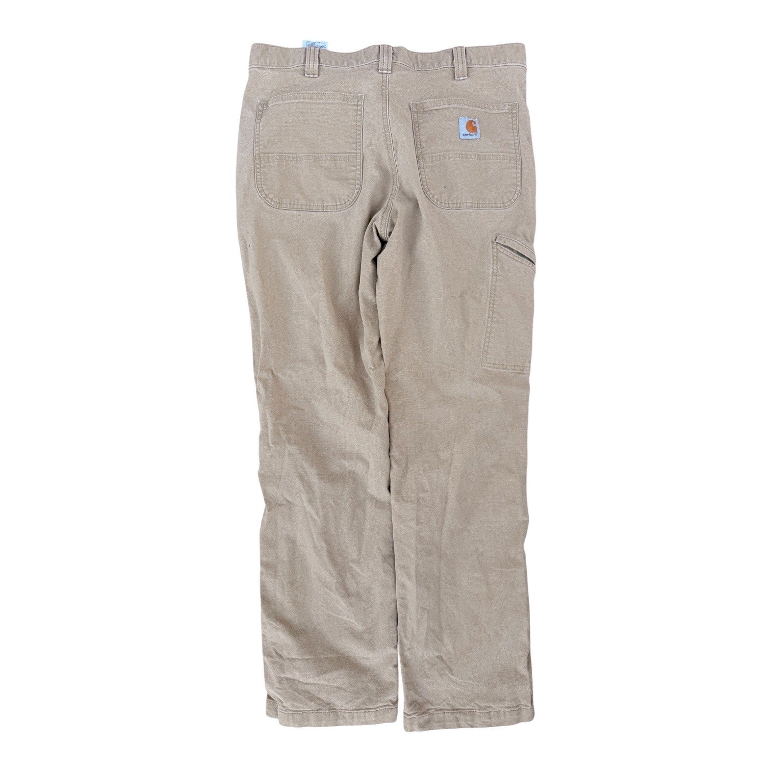 Carhartt Relaxed Fit Work Pants 33x32 Khaki Canvas Workwear