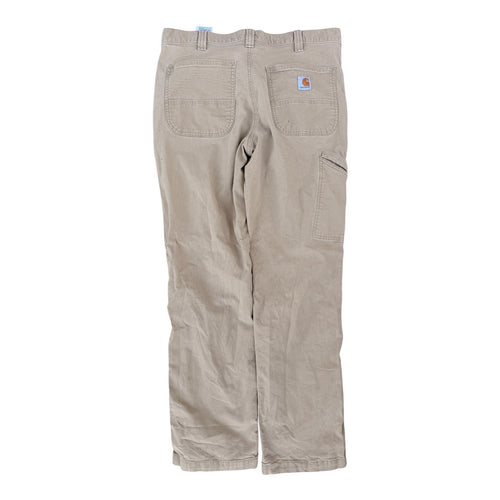 Carhartt Relaxed Fit Work Pants 33x32 Khaki Canvas Workwear