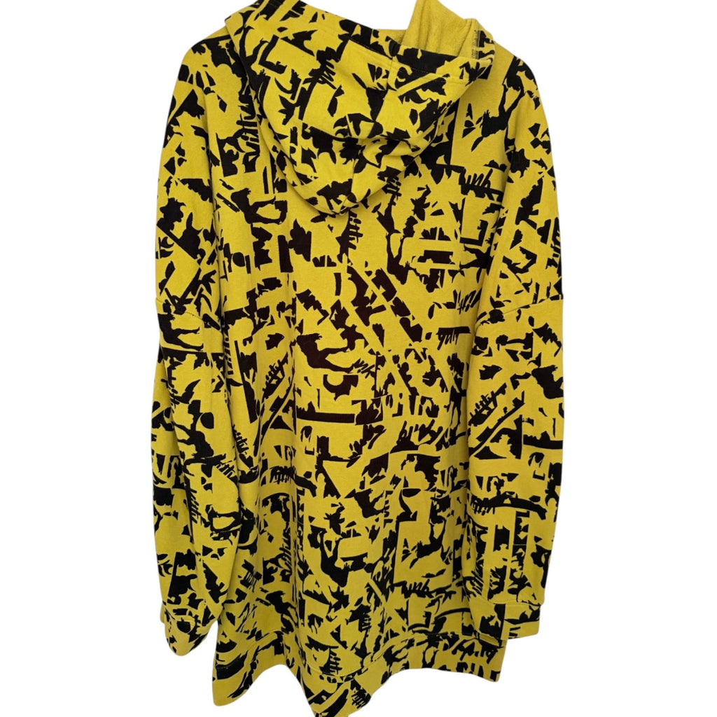 Yitty Women's Yellow Hooded Hoodie — back view