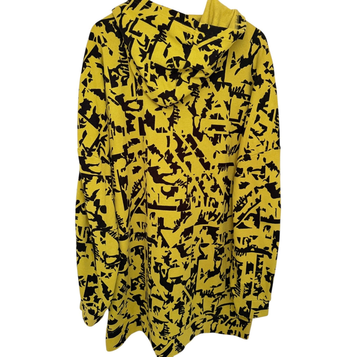 Yitty Women's Yellow Hooded Hoodie — back view