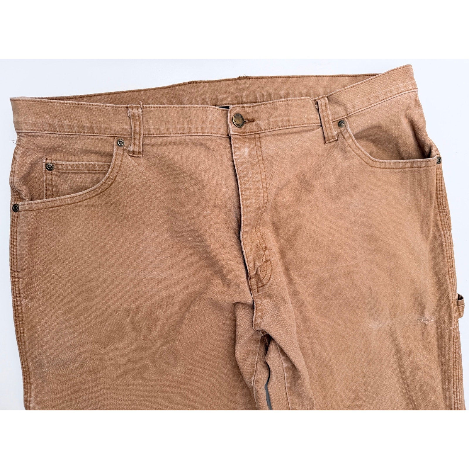 Dickies Carpenter Pants Mens 38x32 Brown Workwear Utility Pants
