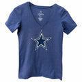 NFL Blue Tops Womens Dallas Cowboys modern top