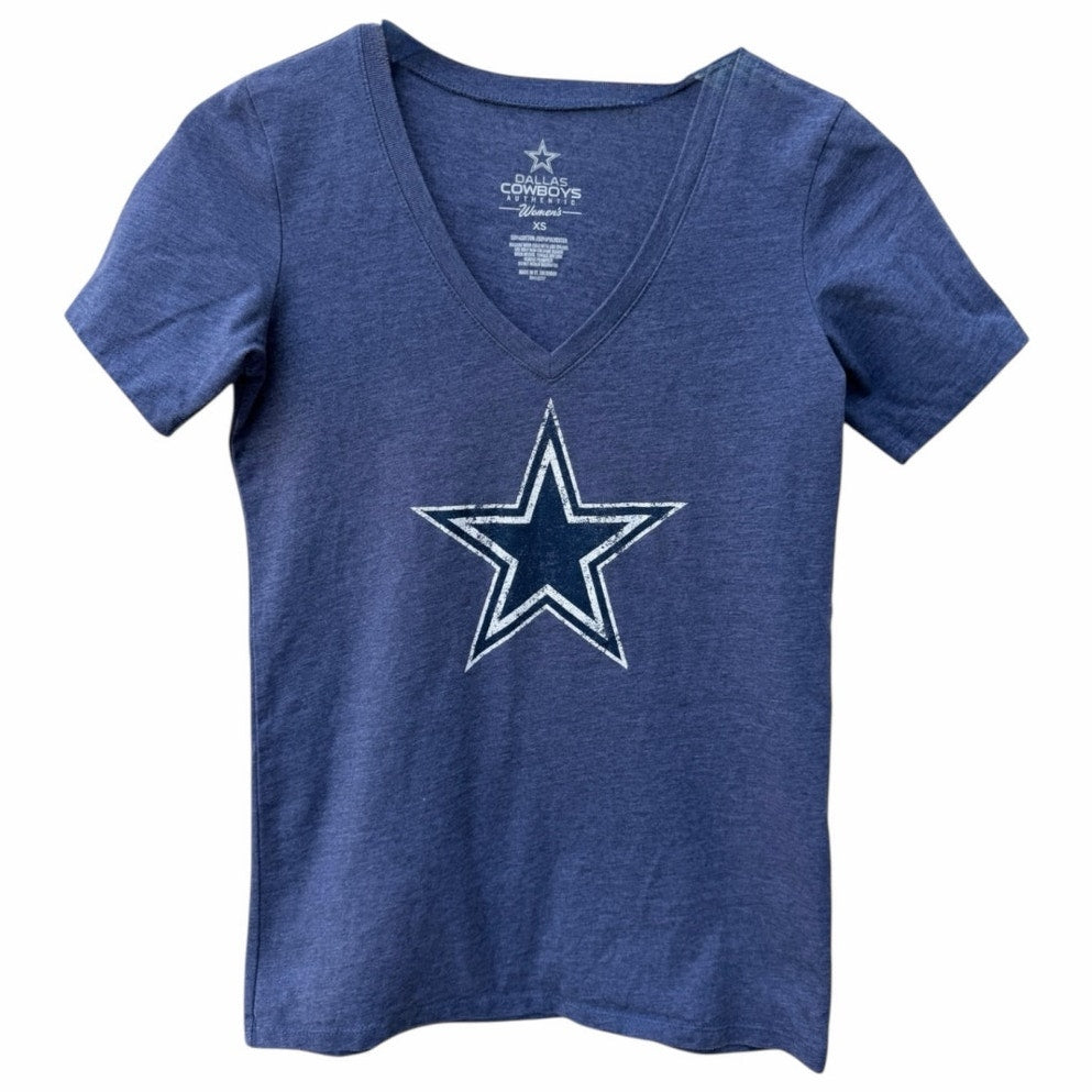 NFL Blue Tops Womens Dallas Cowboys modern top
