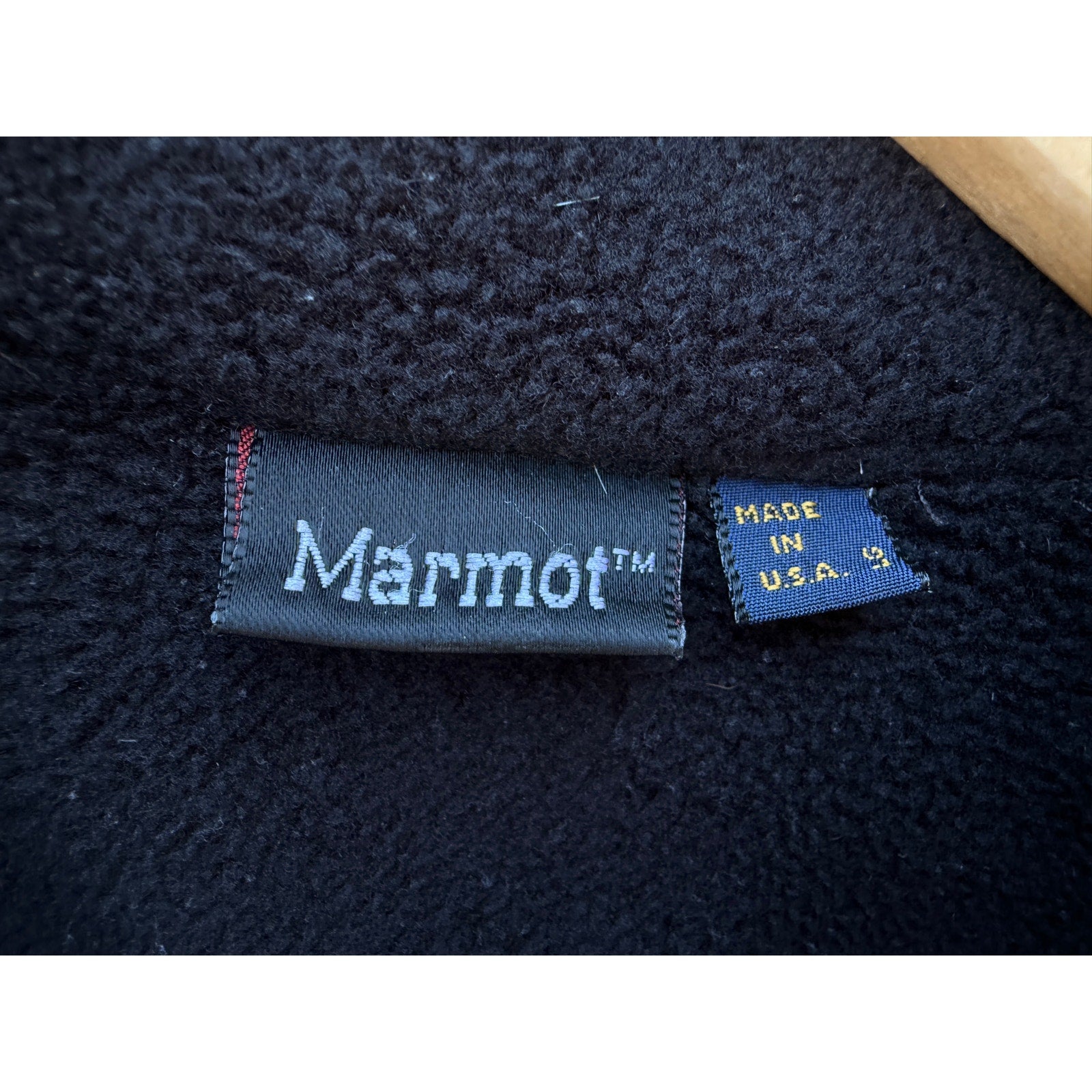 Marmot Fleece Jacket Mens Large Black Full Zip Outdoor