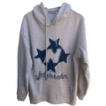 Aelfric Eden Hoodie Mens Large Gray Graphic Spellout Streetwear Pullover