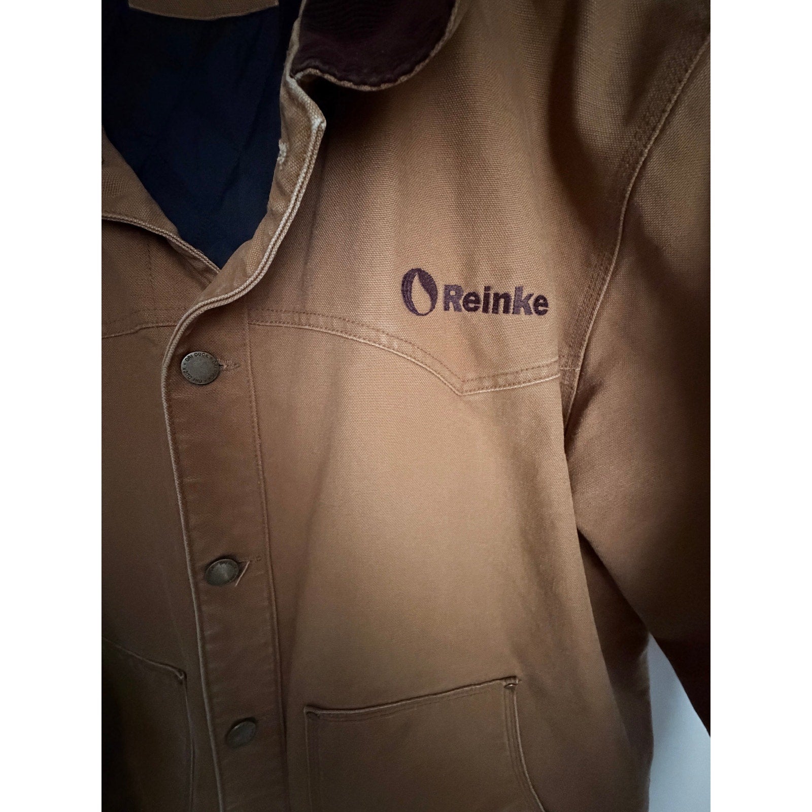 DRI DUCK Blanket Lined Canvas Chore Jacket Mens XL Brown Reinke Workwear