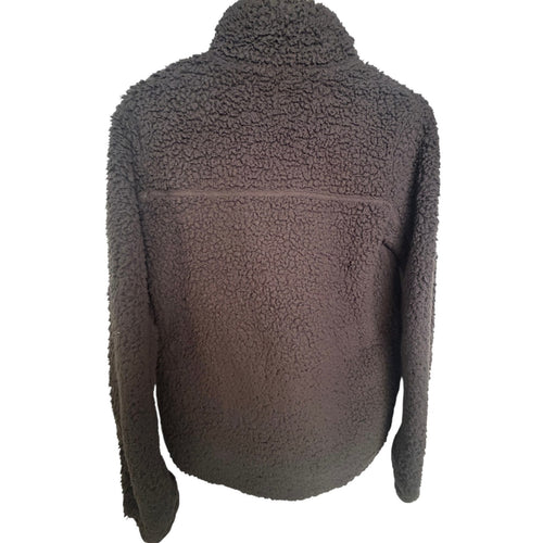 Abercrombie & Fitch Gray Fleece Jacket - Women's S