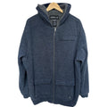 O'Neill Sherpa Lined Jacket Mens XXL Gray Hooded Full Zip Heavyweight
