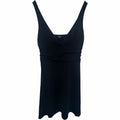 Patagonia Organic Cotton Faux-Wrap Black Dress XS product image