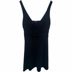 Patagonia Organic Cotton Faux-Wrap Black Dress XS product image