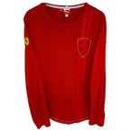 PUMA Men's Red Scuderia Ferrari Sport Lifestyle T-Shirt — front view