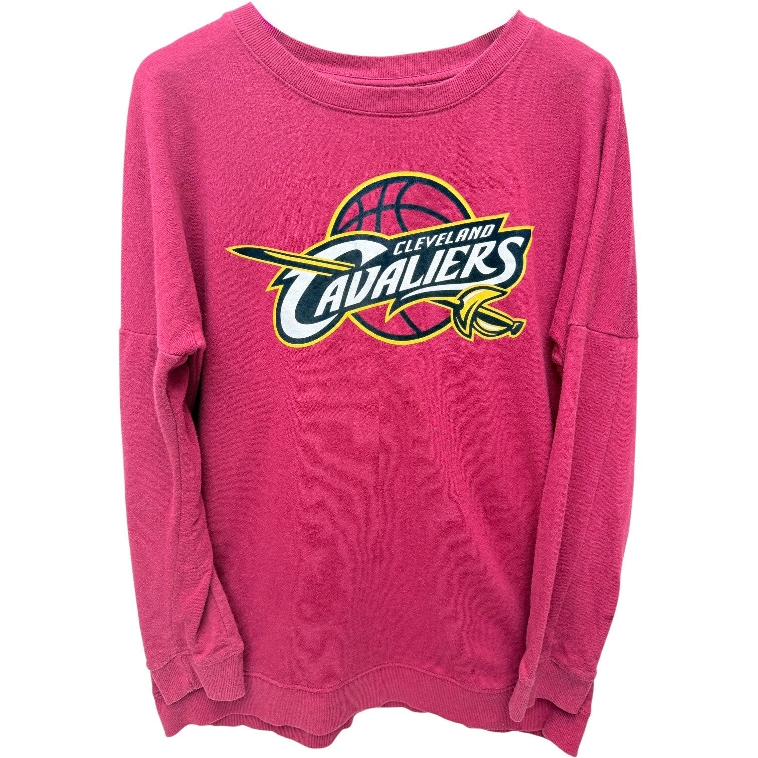 Cleveland Cavaliers Sweatshirt Mens Large NBA Basketball Graphic Crewneck Red