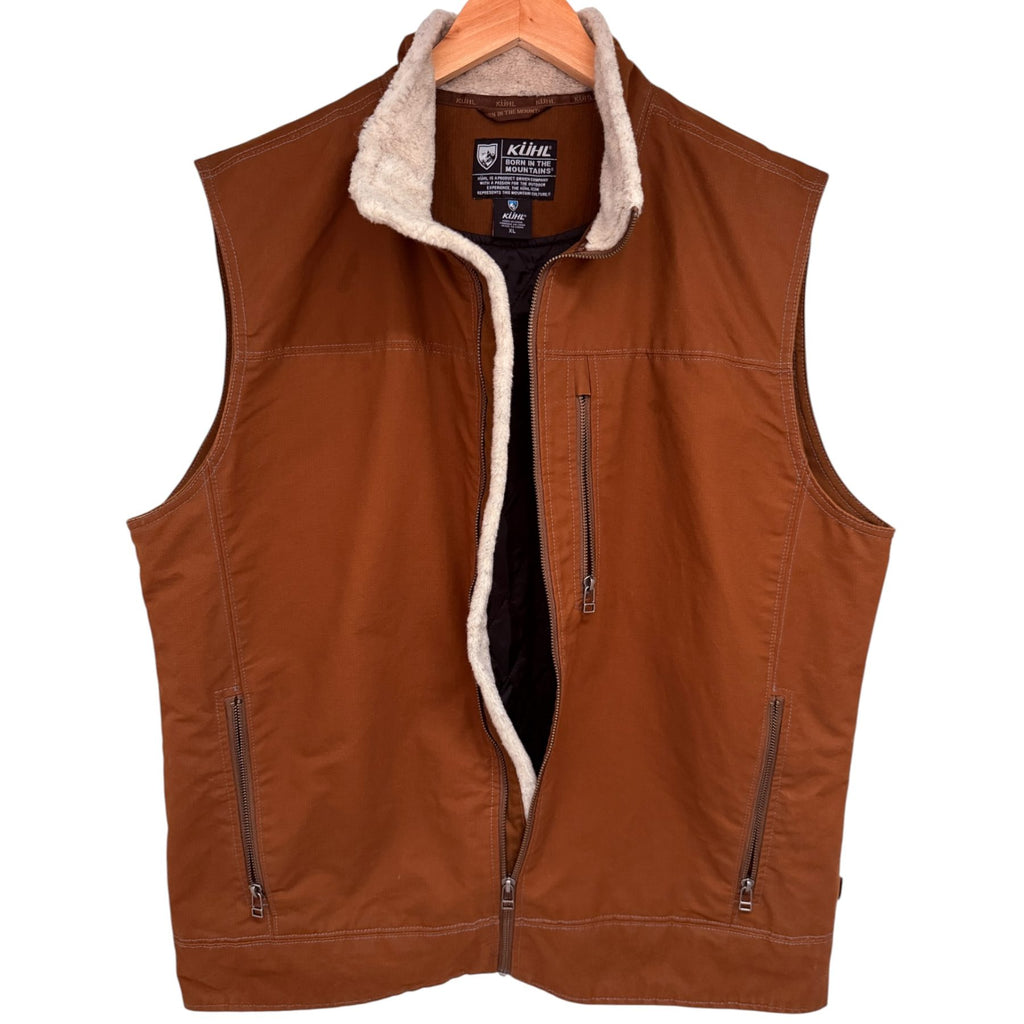 KÜHL Men's Brown Vintage Patina Dye Vest — view 4