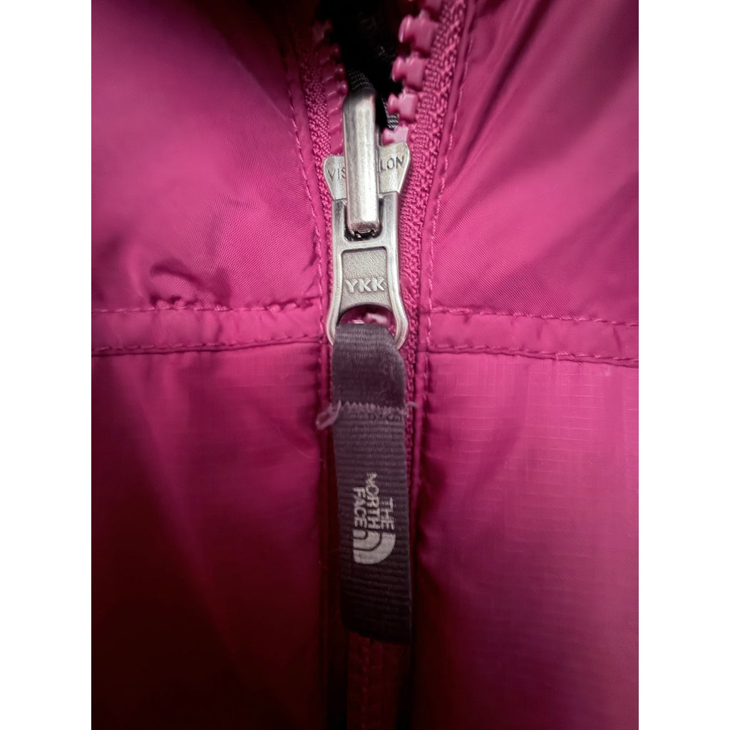 The North Face Women's Nuptse 700 Down Puffer Jacket Burgundy Large