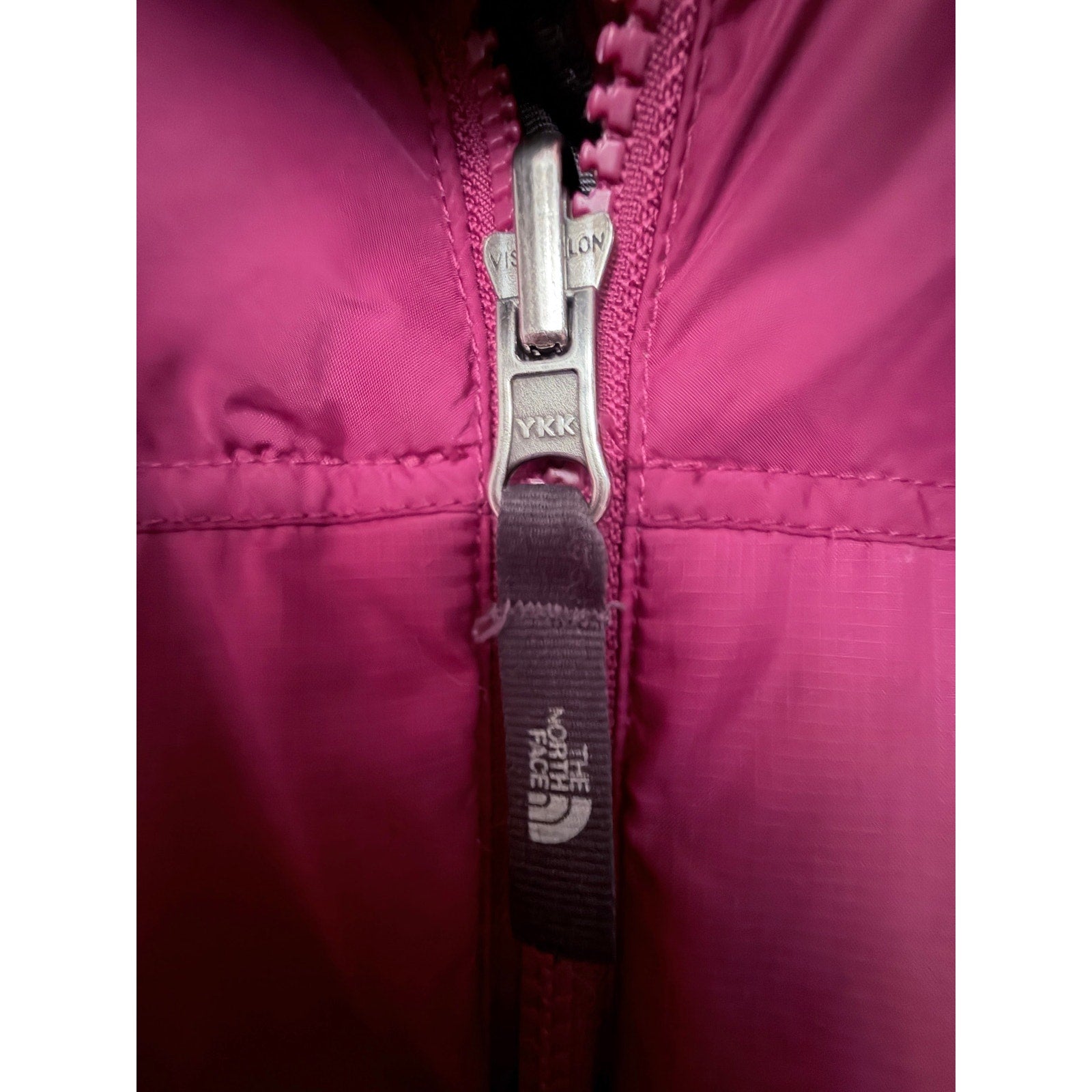 The North Face Women's Nuptse 700 Down Puffer Jacket Burgundy Large