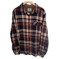 Legendary Whitetails Flannel Shirt Jacket Mens XL Plaid Corduroy Collar Shacket