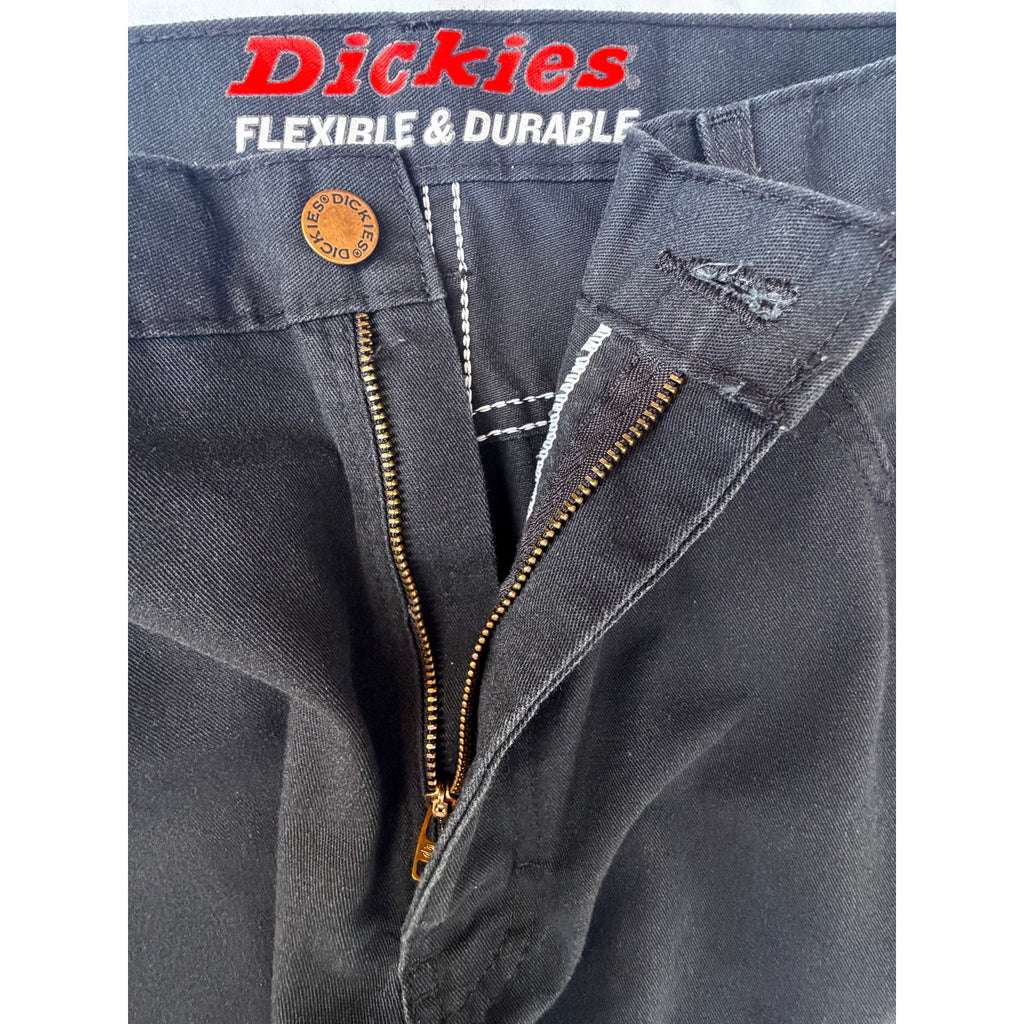 Dickies Mens Pants 36x32 Black Slim Taper Workwear Chino Durable Work Pants