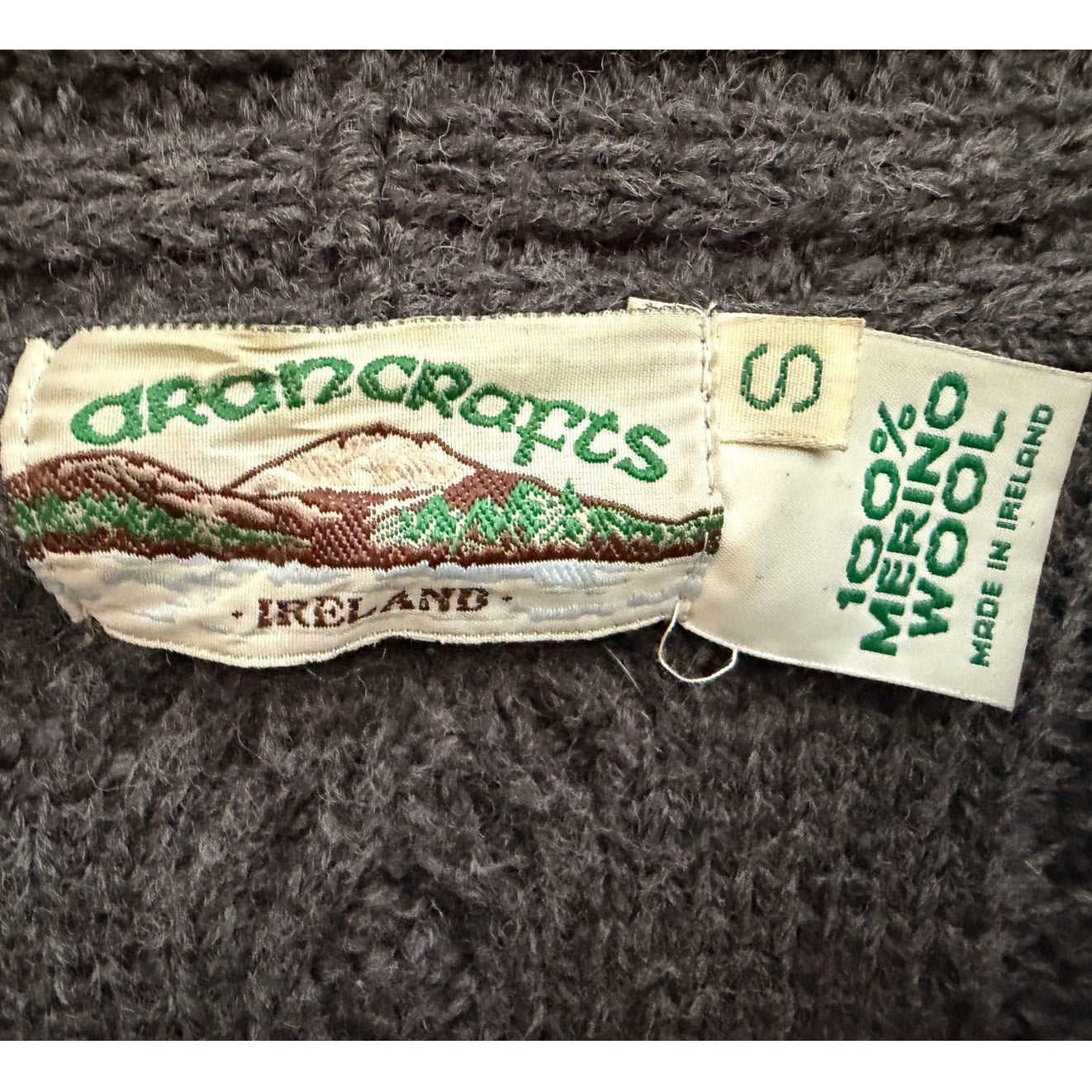Commando Wool Sweater Mens XL Gray USA Made Military Style Heavyweight Knit