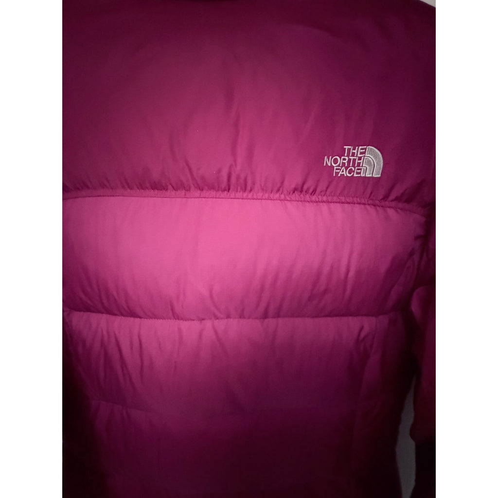 The North Face Women's Nuptse 700 Down Puffer Jacket Burgundy Large
