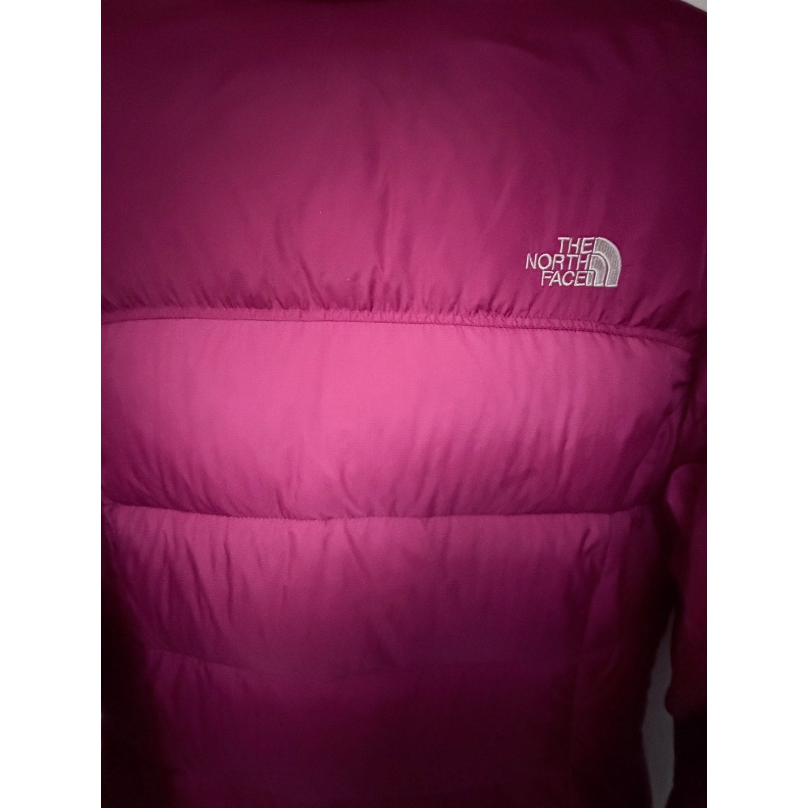 The North Face Women's Nuptse 700 Down Puffer Jacket Burgundy Large