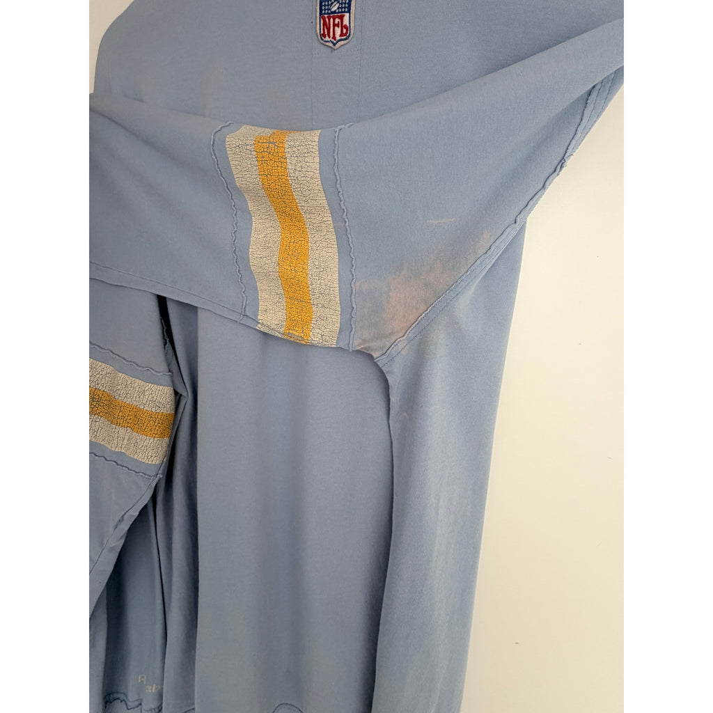 Reebok Vintage San Diego Chargers Crop Sweatshirt Mens Large Blue NFL