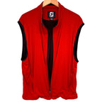 FootJoy Men's Red DryJoys Vest — brand label