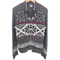 High Sierra Men's Gray Full-Zip Mock Neck Sweater — front view