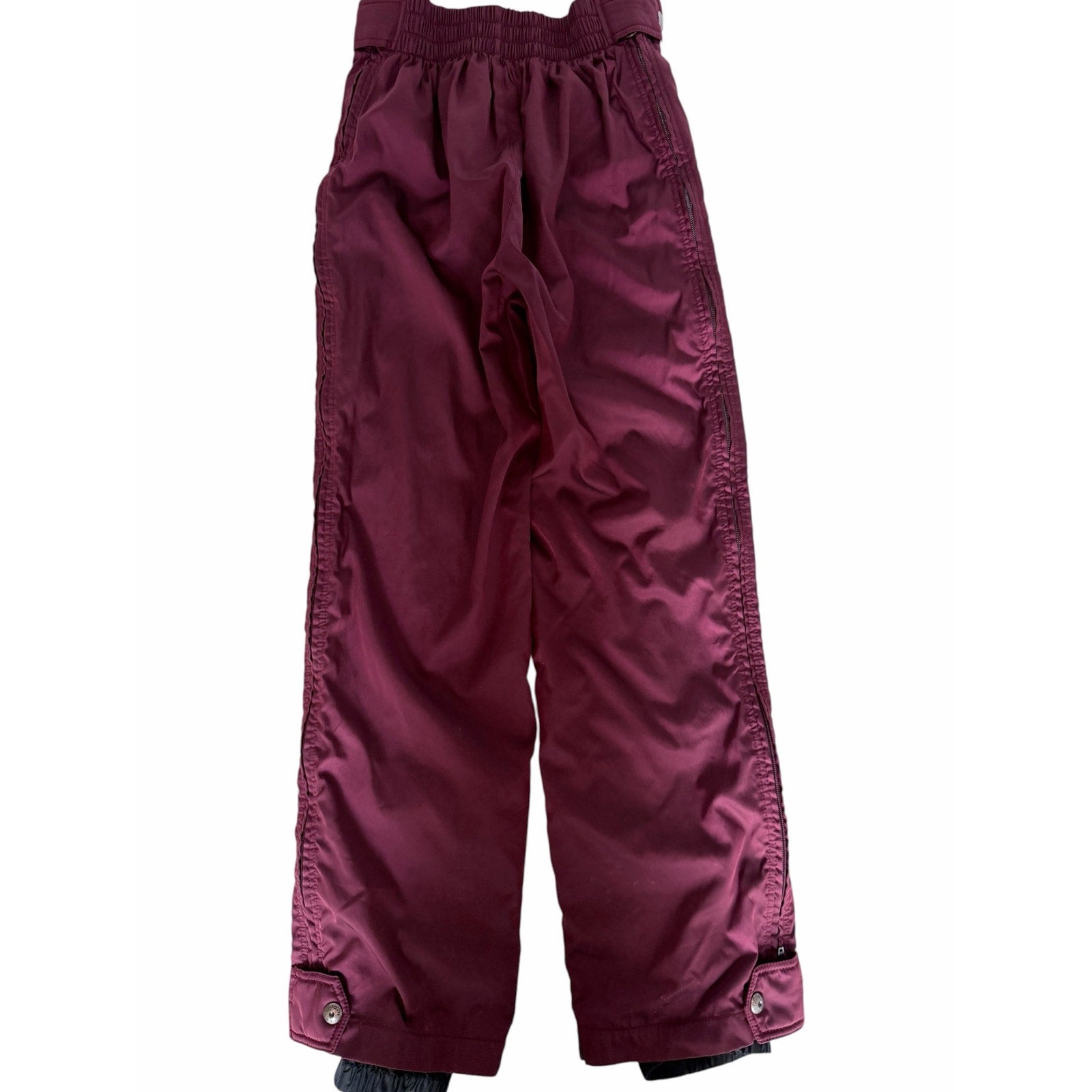 Descente Ski Snow Pants Womens Medium Burgundy Insulated Winter Snowboard Pants