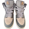 Nike Air Jordan 1 Mid SE Night Stadium Mens Size 13 Gray Black Sneakers
